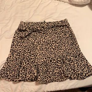 Nasty Gal Leopard Print skirt